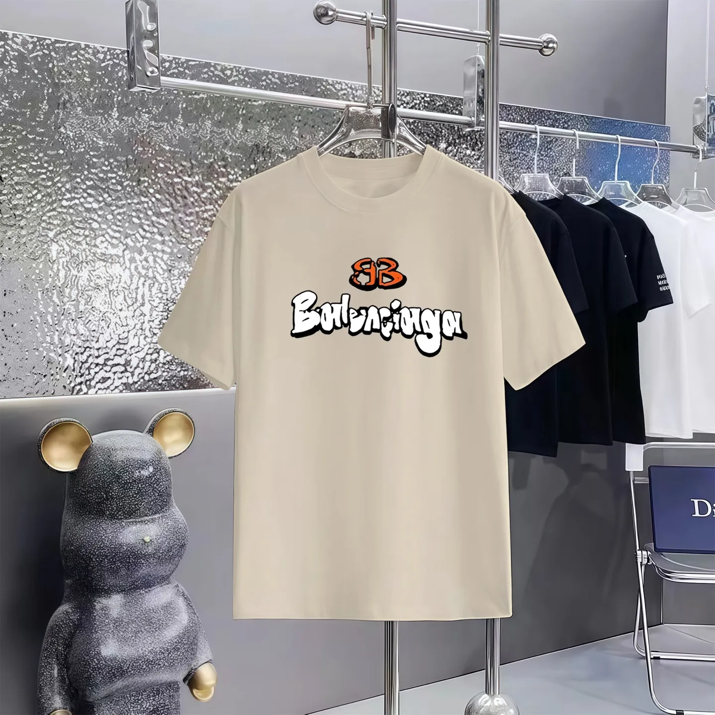 Balenciaga T 1:1 300 1×1 Same Style logo OS 200 ：Black，White， ，Red， Gray Size：XS-L